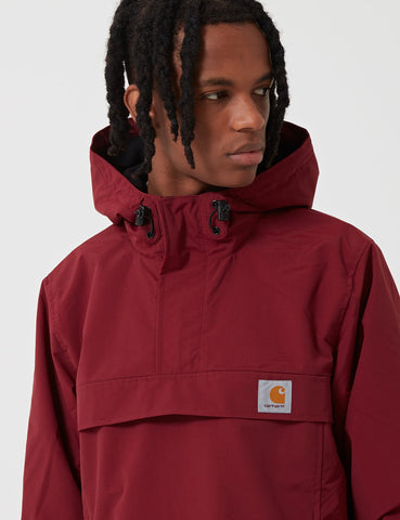 Carhartt-WIP Nimbus Half-Zip Jacke (mit Fleece-Futter) - Mulberry