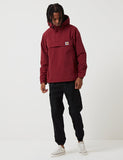 Carhartt-WIP Nimbus Half-Zip Jacke (mit Fleece-Futter) - Mulberry