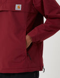 Carhartt-WIP Nimbus Half-Zip Jacke (mit Fleece-Futter) - Mulberry