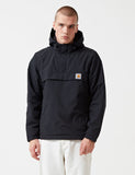 Carhartt-WIP Nimbus Jacke Half-Zip (mit Fleece-Futter) - Schwarz