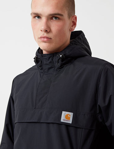 Carhartt-WIP Nimbus Jacke Half-Zip (mit Fleece-Futter) - Schwarz