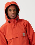 Carhartt-WIP Nimbus Half-Zip Jacke (mit Fleece-Futter) - Persimmon orange