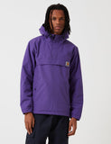 Carhartt-WIP Nimbus Half-Zip Jacke (mit Fleece-Futter) - Frosted Viola Lila