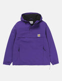 Carhartt-WIP Nimbus Half-Zip Jacke (mit Fleece-Futter) - Frosted Viola Lila