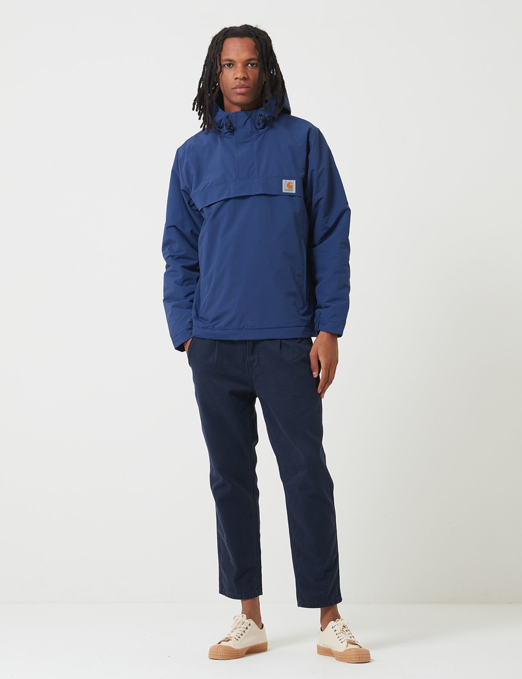 Carhartt-WIP Nimbus Half-Zip Jacke (mit Fleece-Futter) - Metro Blue