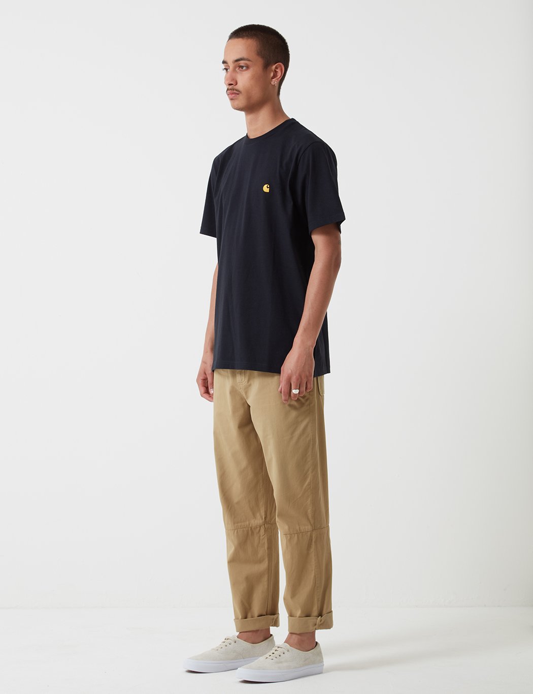 Carhartt-WIP Chase T-Shirt - Schwarz