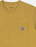 Carhartt-WIP-Taschen-T-Shirt - Raps- Gelb