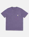 Carhartt-WIP-Taschen-T-Shirt - Dusty Mauve Rosa