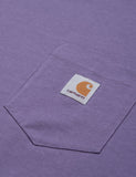 Carhartt-WIP-Taschen-T-Shirt - Dusty Mauve Rosa