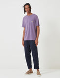 Carhartt-WIP-Taschen-T-Shirt - Dusty Mauve Rosa