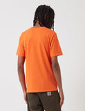 Carhartt-WIP-Taschen-T-Shirt - Uhrwerk Orange