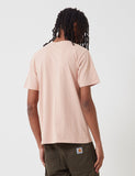 Carhartt-WIP-Taschen-T-Shirt - Pulverförmige Rosa