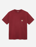 Carhartt-WIP-Taschen-T-Shirt - Mulberry