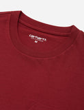 Carhartt-WIP-Taschen-T-Shirt - Mulberry