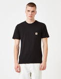 Carhartt-WIP-Taschen-T-Shirt - Schwarz