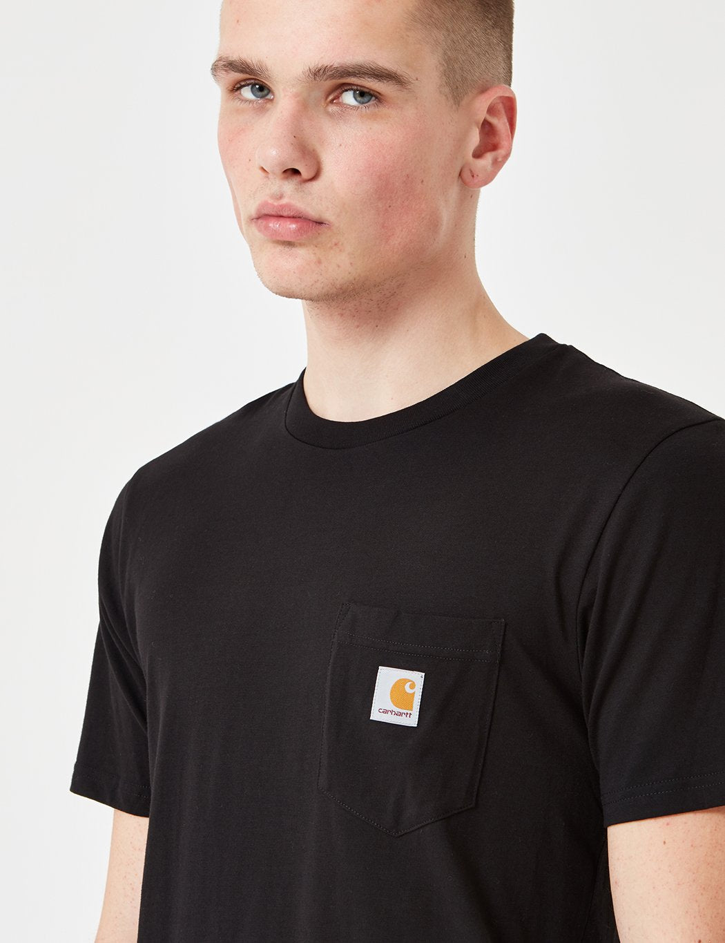 Carhartt-WIP-Taschen-T-Shirt - Schwarz