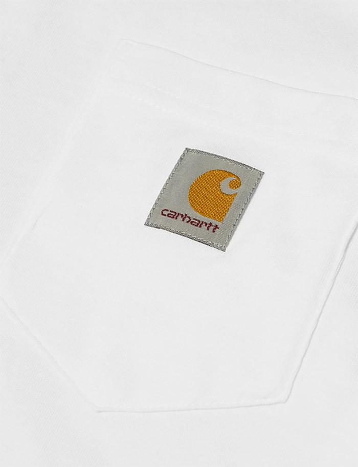 Carhartt Pocket Long Sleeve T-Shirt - White