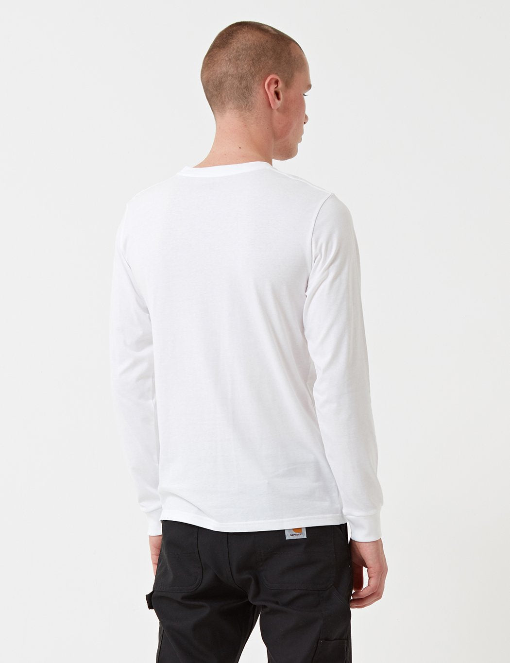 Carhartt Pocket Long Sleeve T-Shirt - White