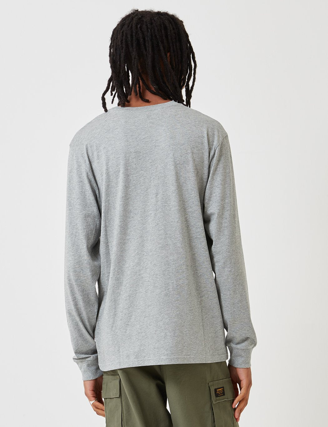 Carhartt-WIP-Taschen-T-Shirt - Grau Heather