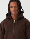 Carhartt-WIP Aktive Jacke (Rigid) - Tabak Brown