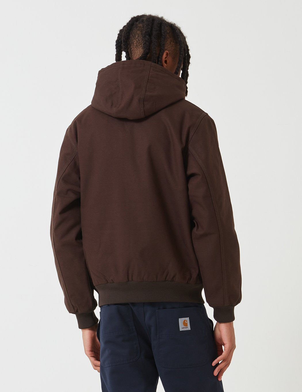 Carhartt-WIP Aktive Jacke (Rigid) - Tabak Brown