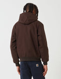 Carhartt-WIP Aktive Jacke (Rigid) - Tabak Brown