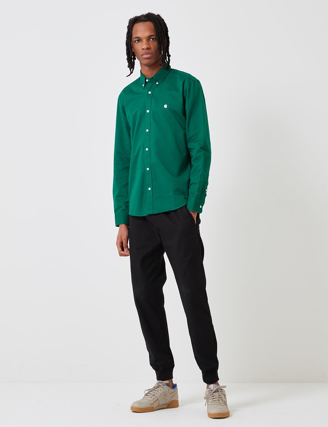 Carhartt-WIP Madison Hemd - Drache Grün