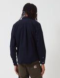 Carhartt-WIP L / S Madison Shirt - Dark Navy / Wachs