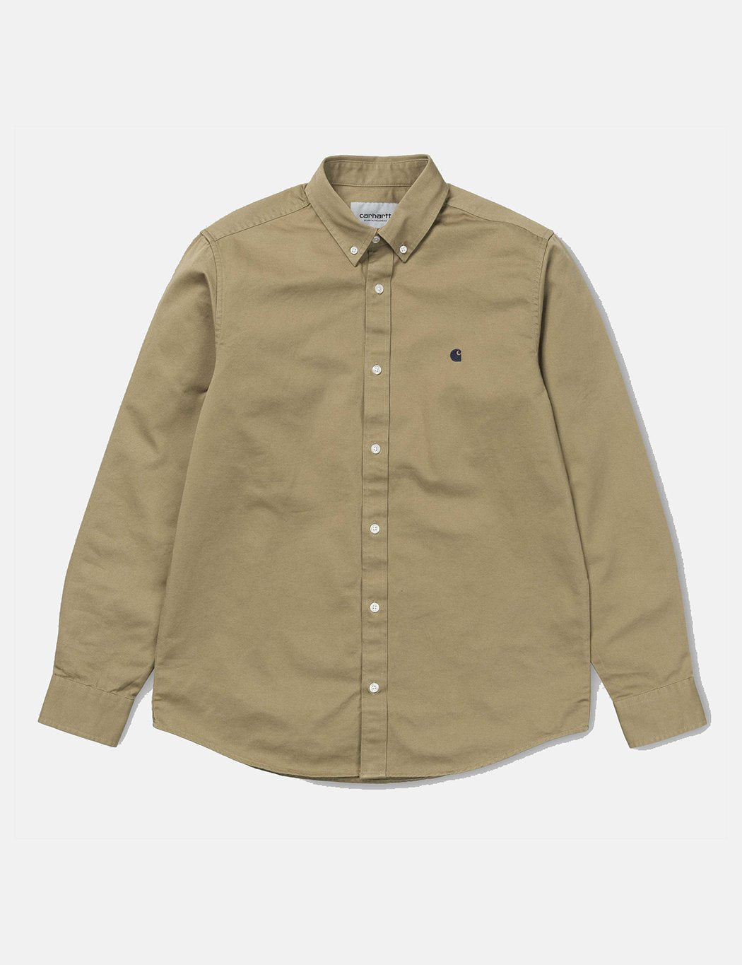Carhartt-WIP L / S Madison Shirt - Khaki Leder