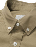 Carhartt-WIP L / S Madison Shirt - Khaki Leder