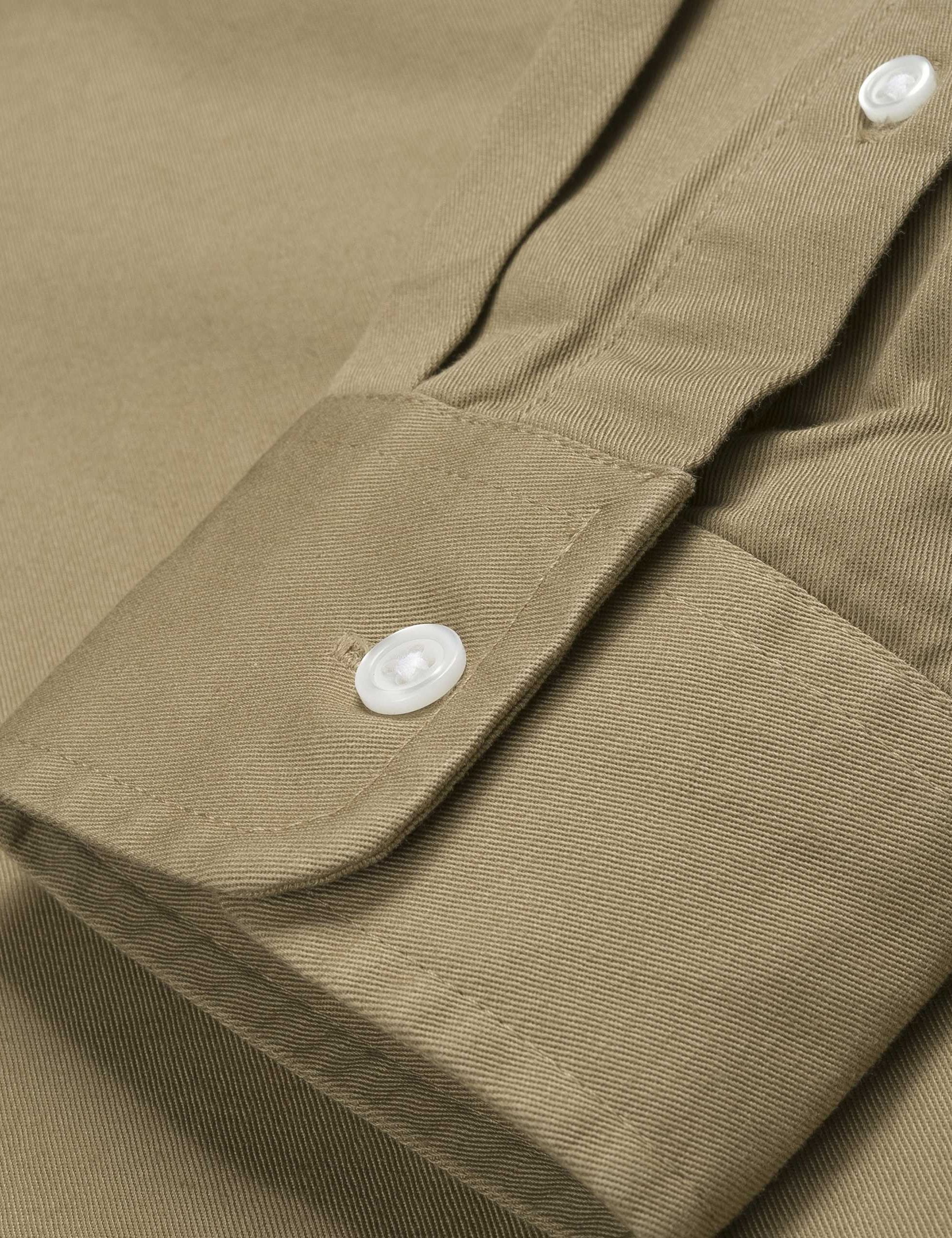 Carhartt-WIP L / S Madison Shirt - Khaki Leder