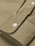 Carhartt-WIP L / S Madison Shirt - Khaki Leder