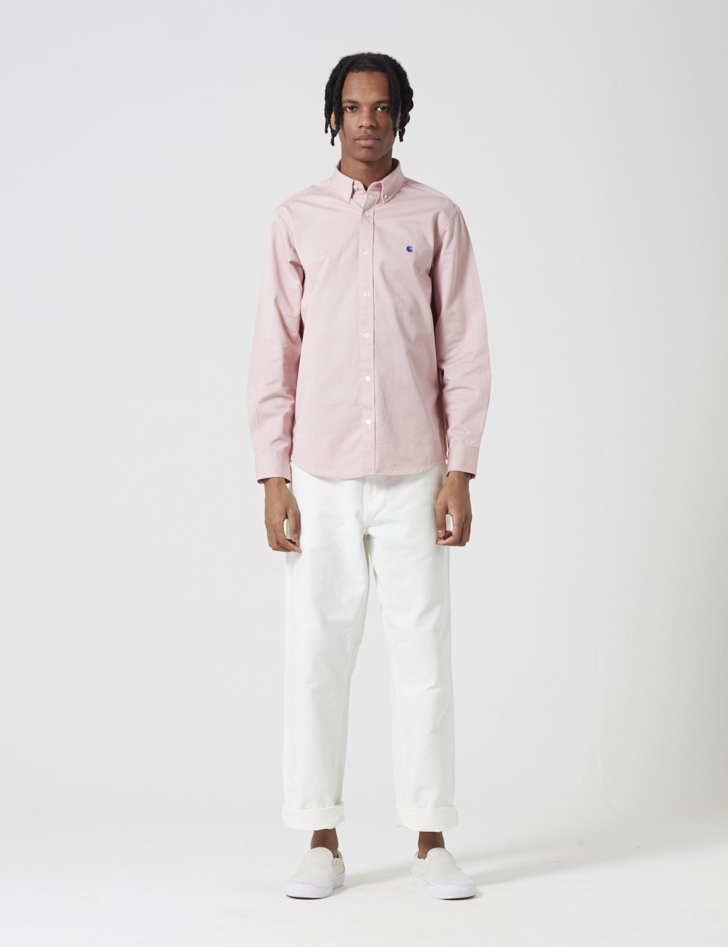 Carhartt-WIP Madison Hemd - Soft Rose Pink