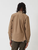 Carhartt-WIP L / S Madison Shirt - Khaki Leder