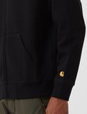 Carhartt-WIP Chase Hooded Zip-Jacke - Schwarz