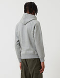 Carhartt-WIP Chase Hooded Zip-Jacke - Grau Heather