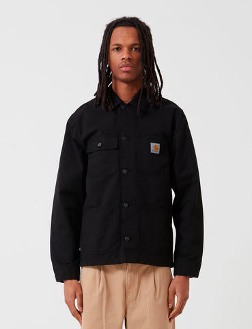 Carhartt-WIP Michigan Mantel (Cotton Newcomb Drill) - Schwarz