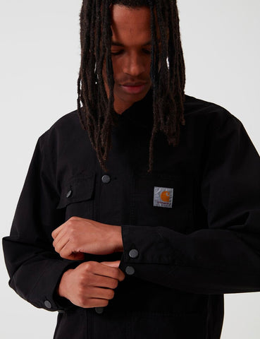 Carhartt-WIP Michigan Mantel (Cotton Newcomb Drill) - Schwarz