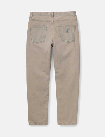 Carhartt-WIP Newel Denim Pant (Relaxed Verjüngt) - Blau, Sand Blass