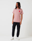 Edwin Japanese Sun T-Shirt - Woodrose Rosa