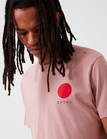 Edwin Japanese Sun T-Shirt - Woodrose Rosa