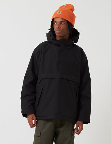 Carhartt-WIP Visner Half-Zip Jacke - Schwarz