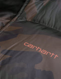 Carhartt-WIP Deming Jacke - Evergreen Camo / Brick