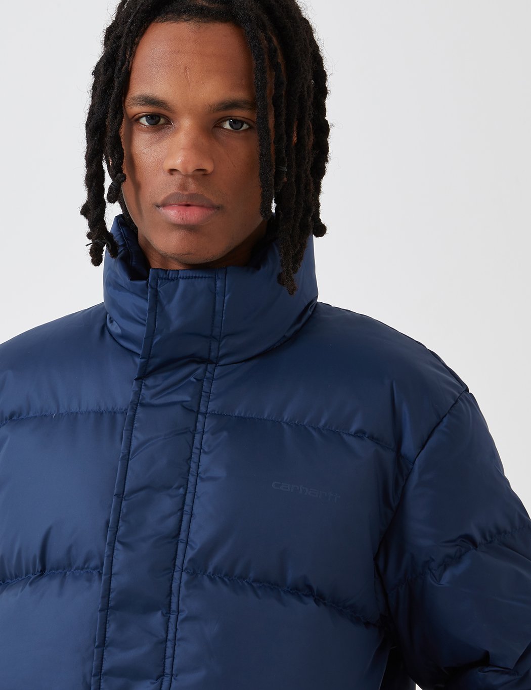 Carhartt-WIP Deming Jacke - Metro Blue
