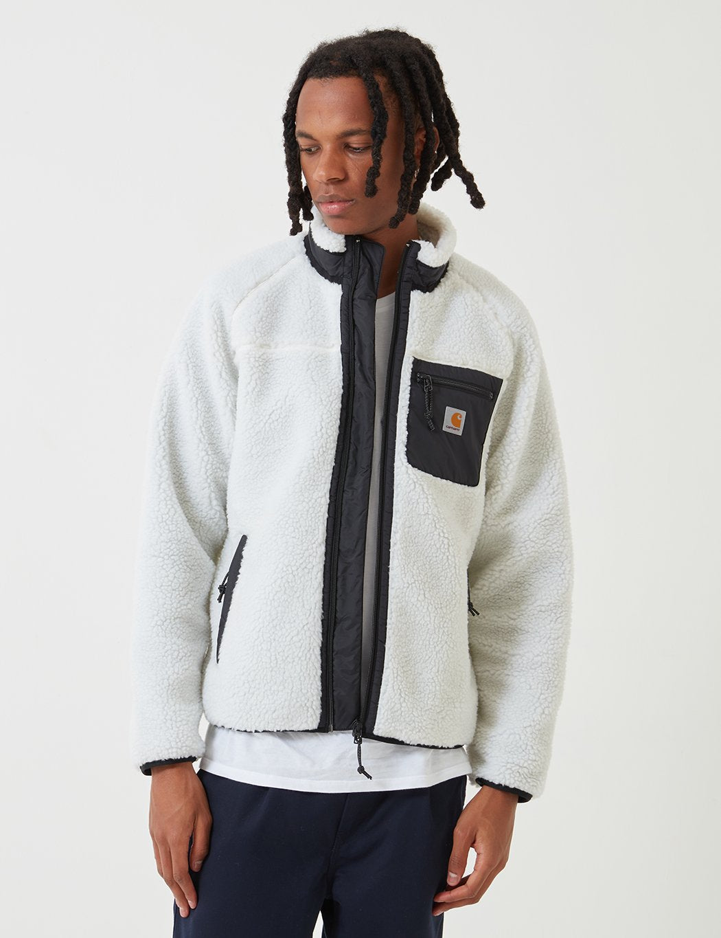 Carhartt-WIP Prentis Liner Jacke - Wax Weiß