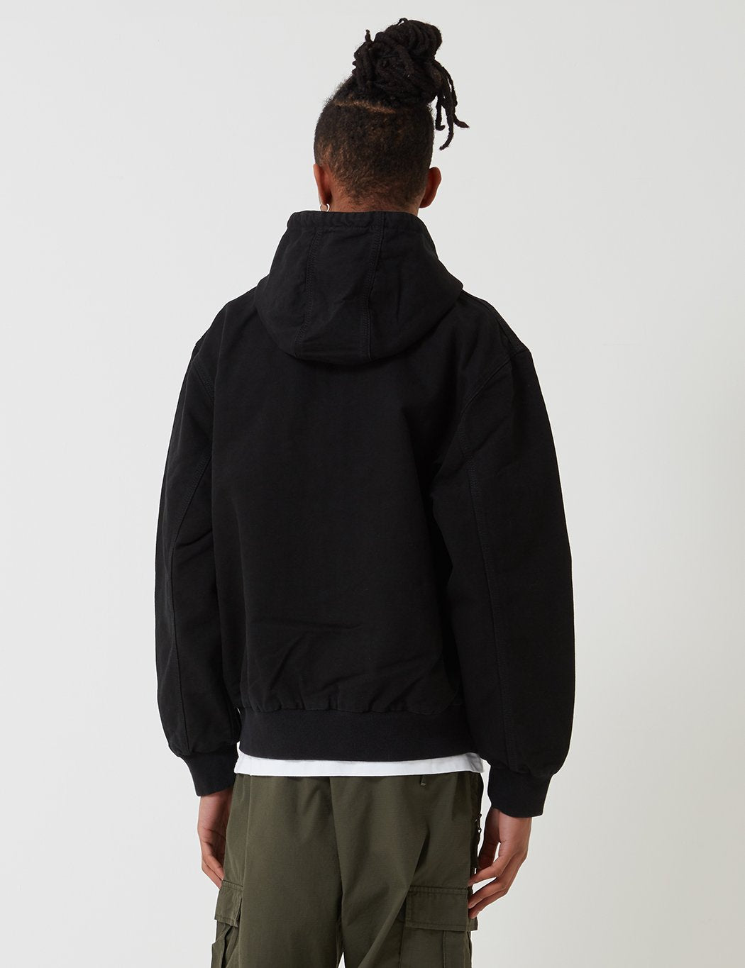 Carhartt-WIP Aktiv Jacke - Schwarz Rinsed