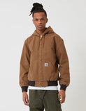 Carhartt-WIP Aktiv Jacke - Hamilton Brown Rinsed