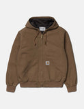 Carhartt-WIP Aktiv Jacke - Hamilton Brown Rinsed