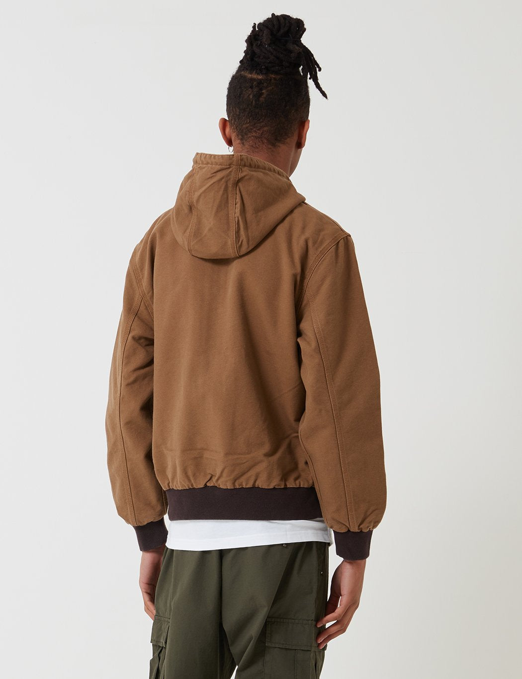 Carhartt-WIP Aktiv Jacke - Hamilton Brown Rinsed