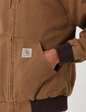 Carhartt-WIP Aktiv Jacke - Hamilton Brown Rinsed